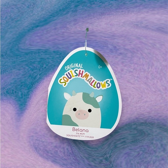 ♥︎ NWT Squishmallow Belana the Cow ♥︎ - Picture 3 of 5